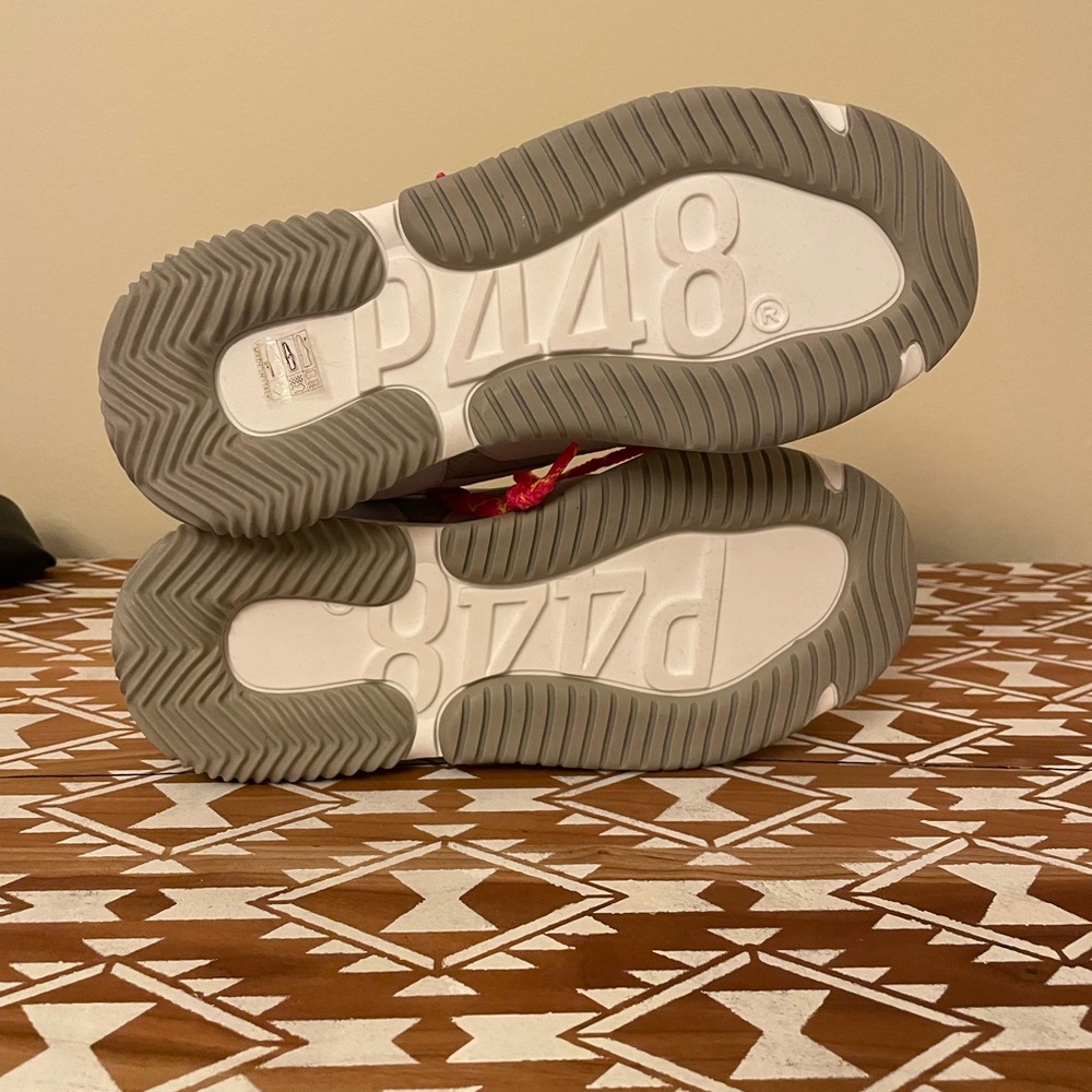 P448 Luke Sneakers in White/Leopard - Picture 5 of 6